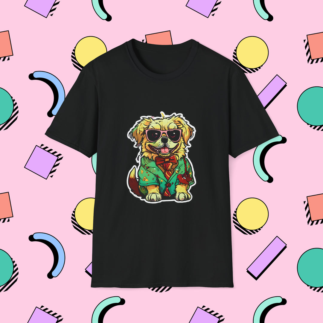 Zombie Pup Sticker T-Shirt