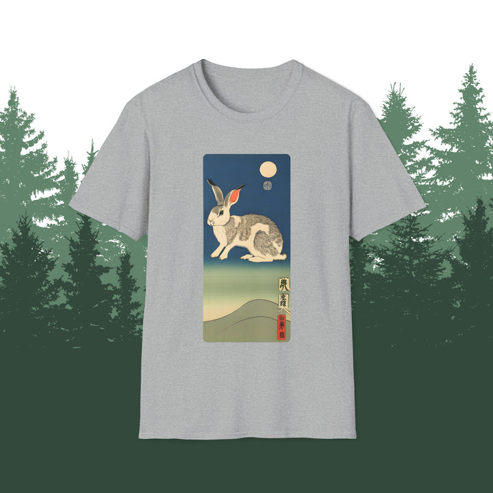 Moon Rabbit Woodblock T-Shirt