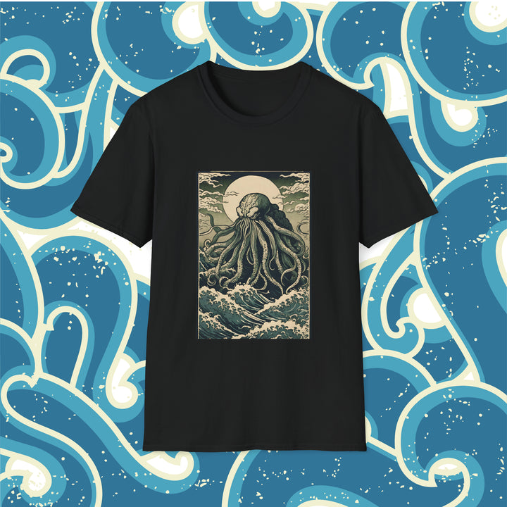 Cthulhu Woodblock T-Shirt