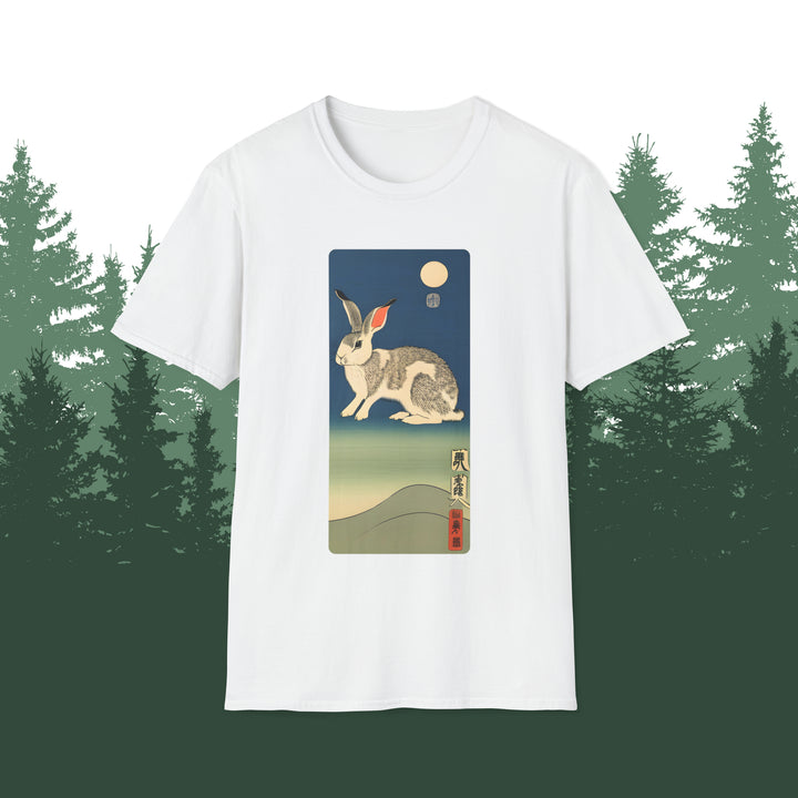 Moon Rabbit Woodblock T-Shirt