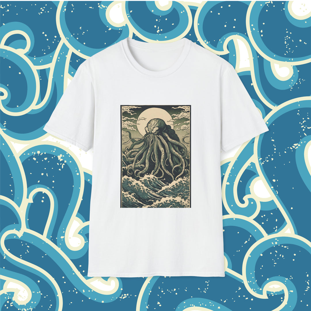 Cthulhu Woodblock T-Shirt