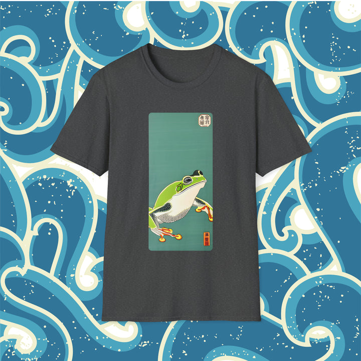 Lonely Frog Woodblock T-Shirt