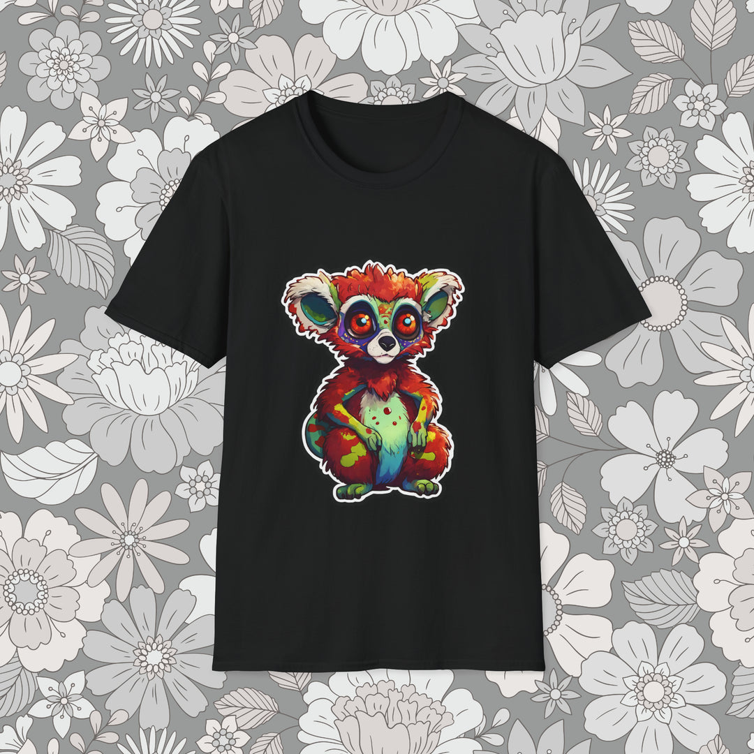 Zombie Lemur Sticker T-Shirt