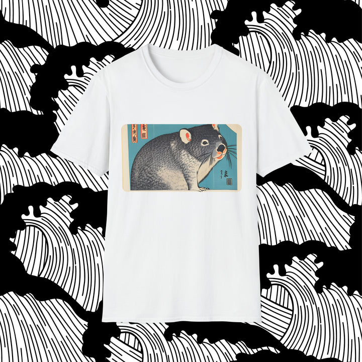 Hello Wombat Woodblock T-Shirt