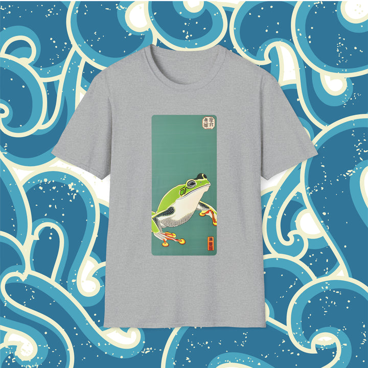 Lonely Frog Woodblock T-Shirt