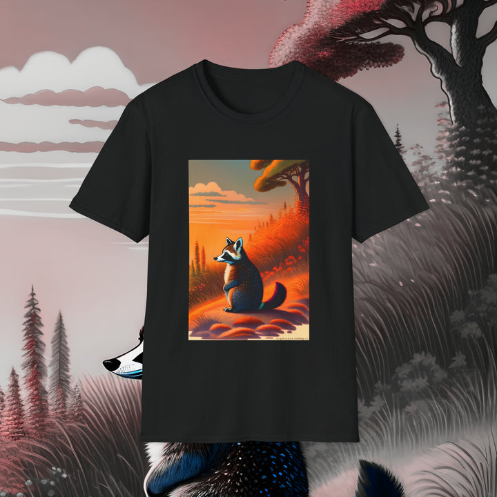 Sunset Raccoon T-Shirt