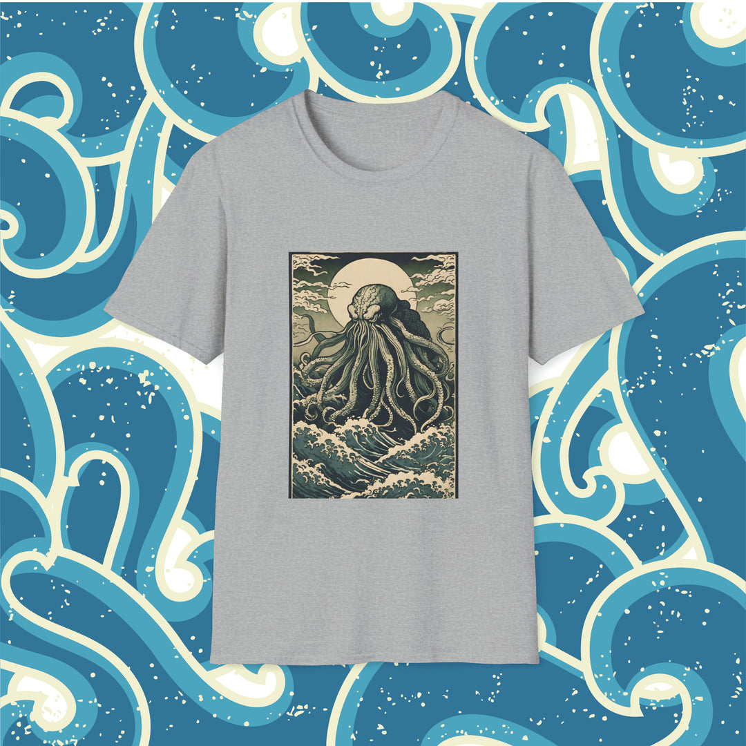 Cthulhu Woodblock T-Shirt