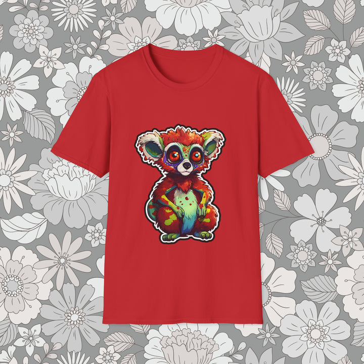 Zombie Lemur Sticker T-Shirt