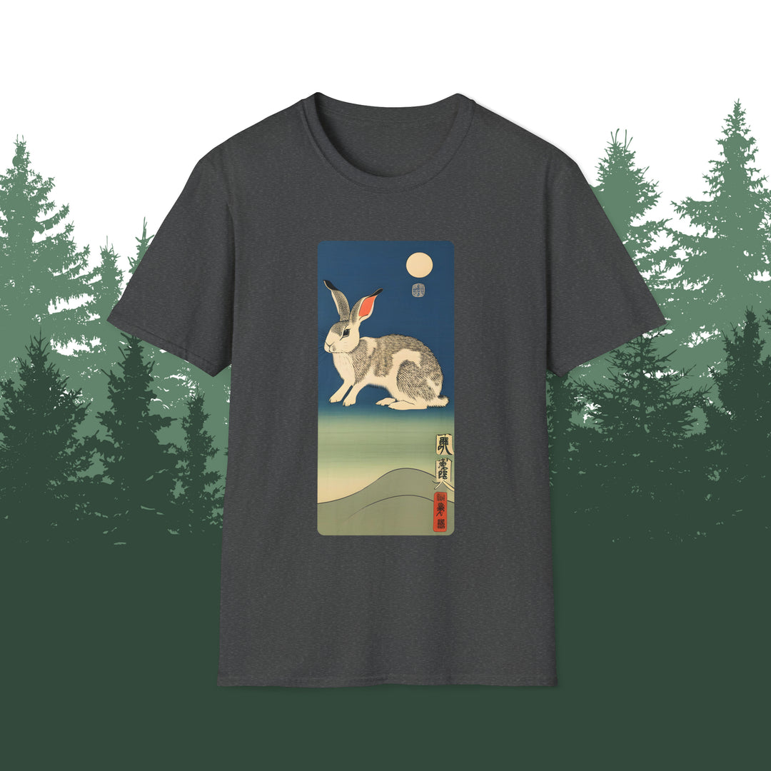 Moon Rabbit Woodblock T-Shirt