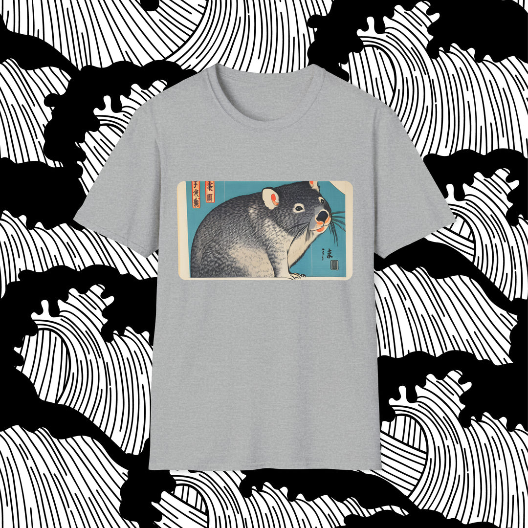 Hello Wombat Woodblock T-Shirt