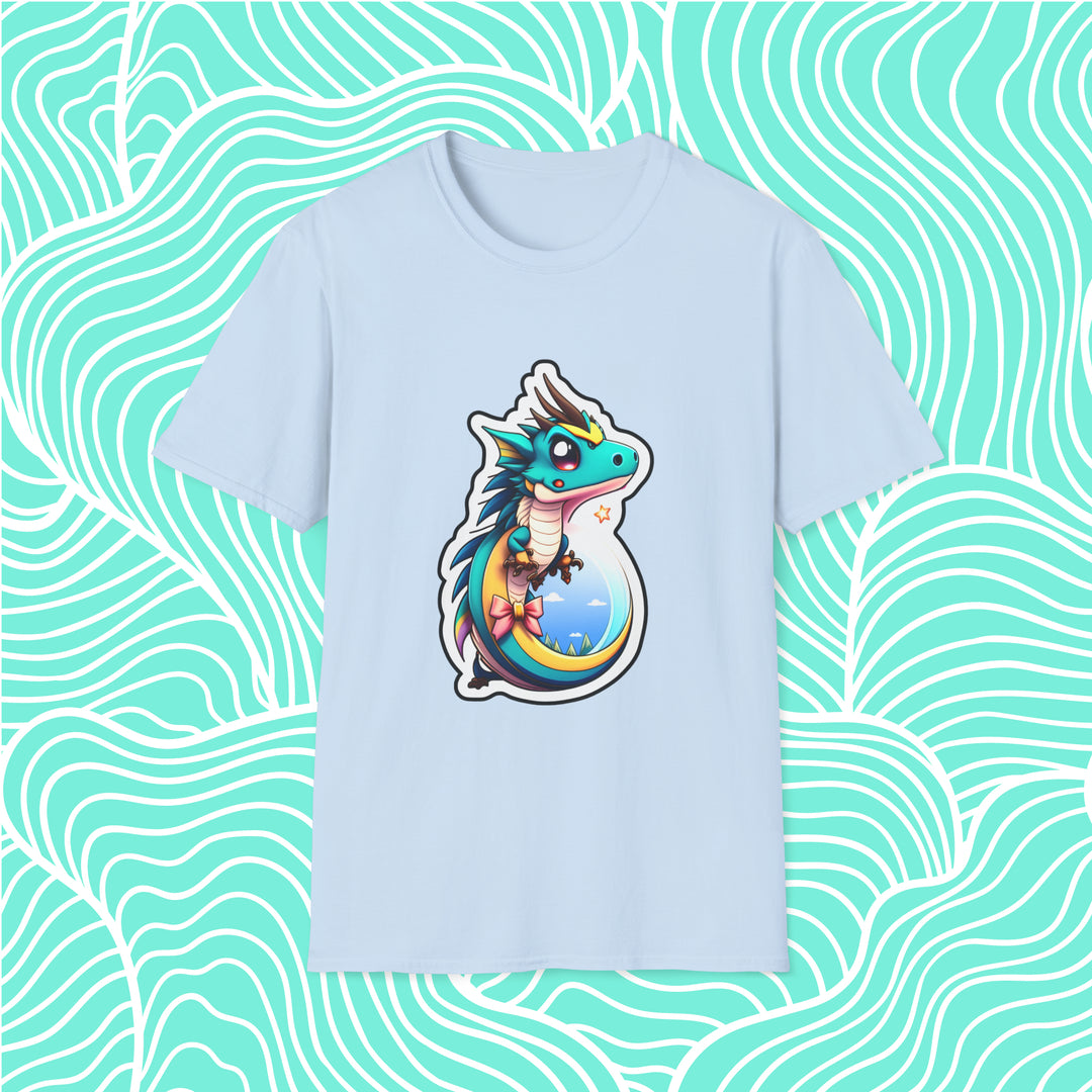 Cute Dragon Sticker T-Shirt