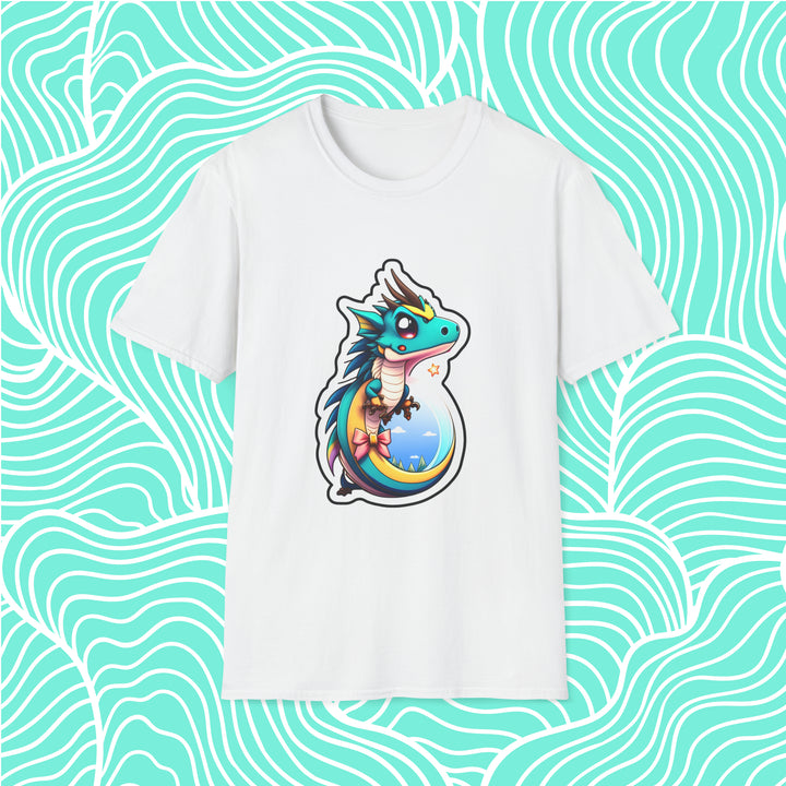 Cute Dragon Sticker T-Shirt