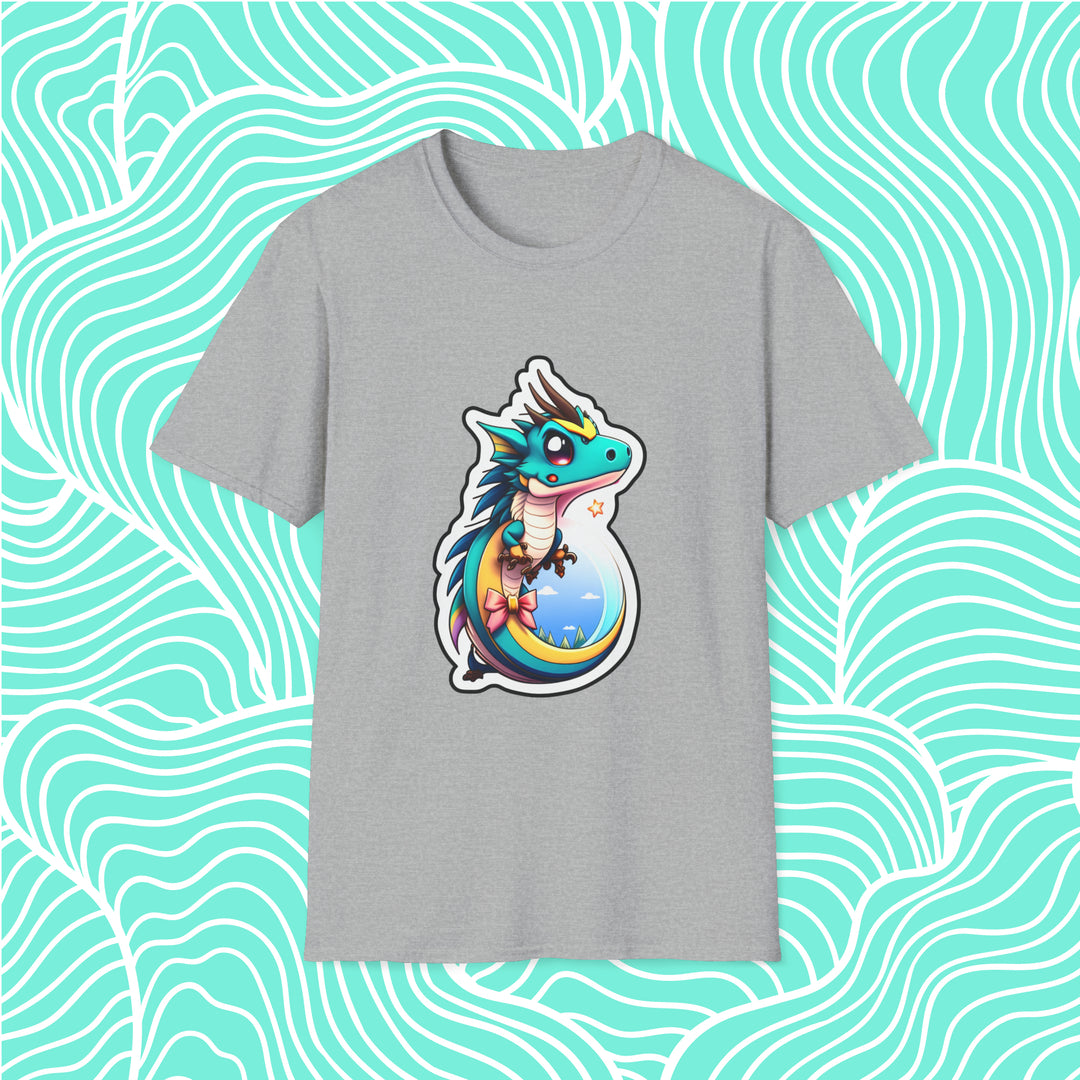 Cute Dragon Sticker T-Shirt