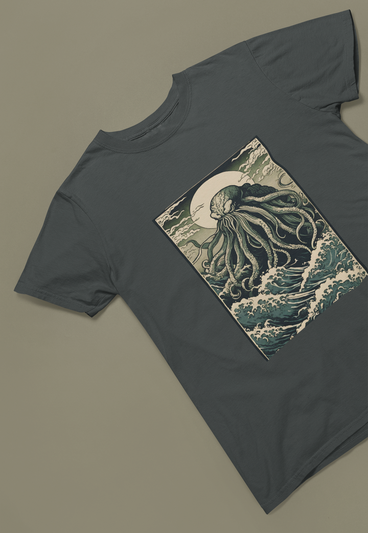 Cthulhu Woodblock T-Shirt